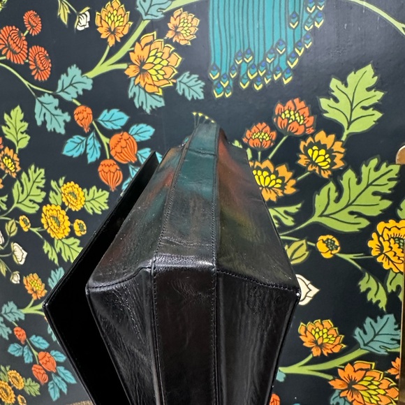 Vintage Bally Leather Clutch Crossbody Blitz Zipper Snakeskin 1970s - Picture 12 of 12